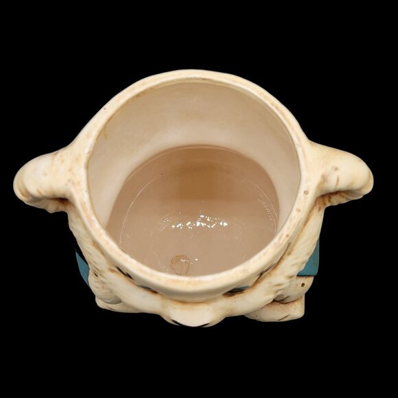 Hard to Find Twin Winton Cookie Jar Policeman Bear Collectors Series Blue Cream - Picture 5 of 11